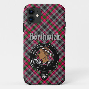Badge du clan Borthwick et étui téléphonique Tarta