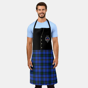 Badge du clan Weir et tablier de tir Tartan