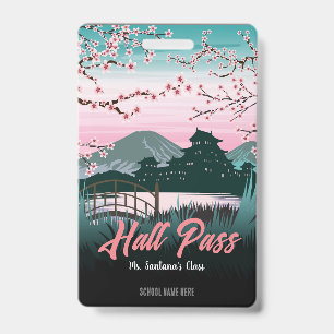 Badge du col Blossom Hall