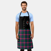 Badge du jeune clan et tablier de tir Tartan