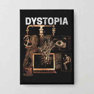 Badge Dystopia - Techno-Dystopian Streetwear Design