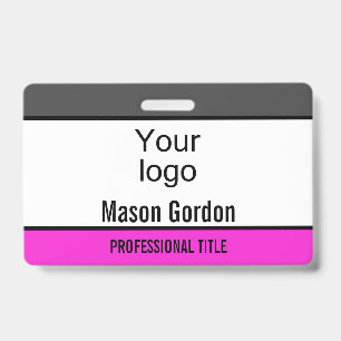 Badge élégant et minimaliste