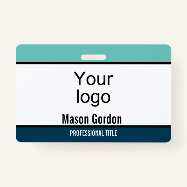 Badge Élégant, minimaliste (Devant)