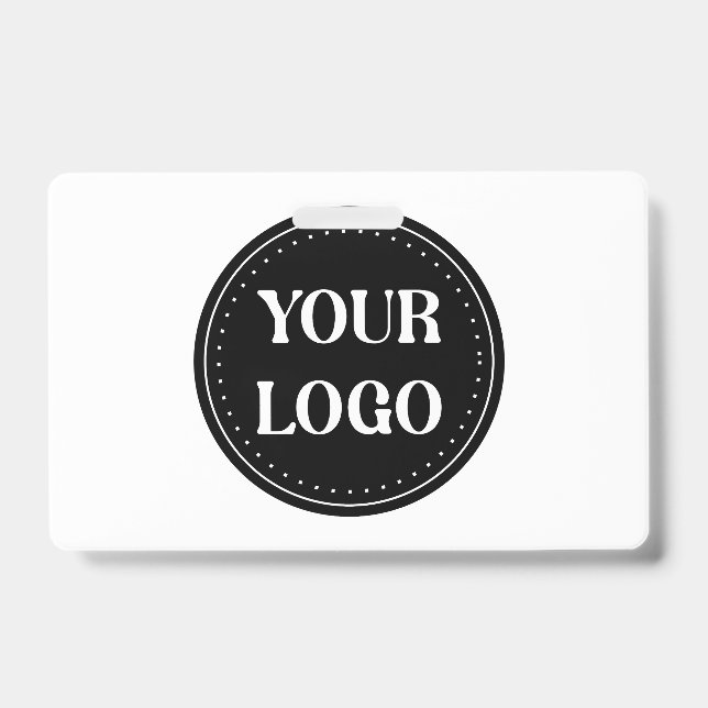 Badge élégant, moderne, raffiné et éditable. (Avant)