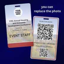 Emplacement Logo Photo Remplacable QR Conférence