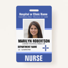 Badge Employé de clinique personnalisée