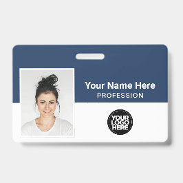 Badge Employé de l'entreprise, Nom, Logo, Carte d'identi