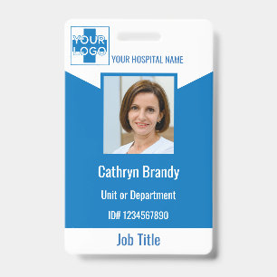 Badge Employé de l'hôpital ou de la clinique personnalis
