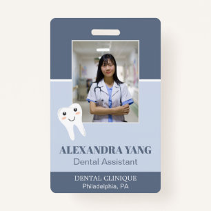Badge Employé du bureau des dentistes, adjoint dentaire 