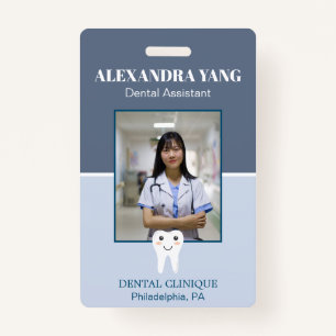 Badge Employé du bureau des dentistes, adjoint dentaire 