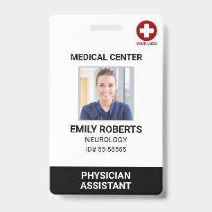 Badge Employé Médicale de l'hôpital - ID photo de l'infi