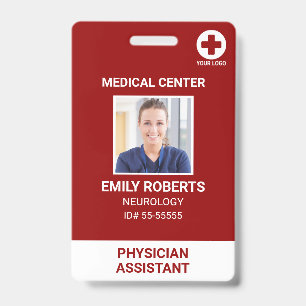 Badge Employé Médicale de l'hôpital - ID photo de l'infi