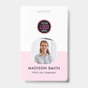 Badge Employé personnalisé Employé commercial minimal