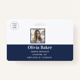 Badge Employé Sécurité de l'entreprise Logo de l'entrepr