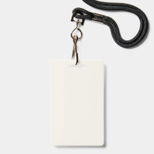 Badge en plastique albâtre