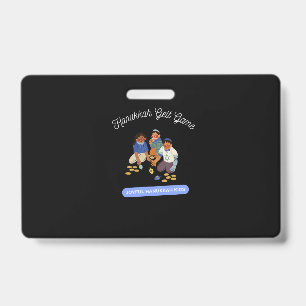 Badge Enfants joyeux de Hanukkah