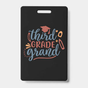Badge Enseignant Art Troisième Classe Grand