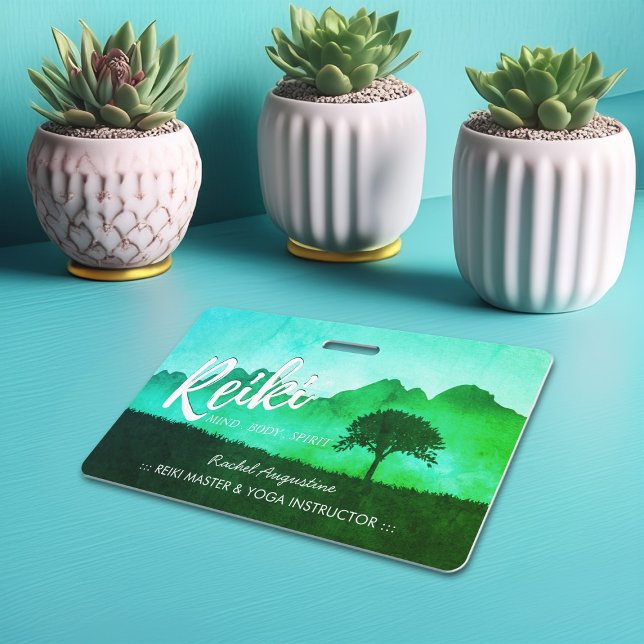 Badge Enseignant de médiation en yoga du Reiki naturel (Créateur téléchargé)