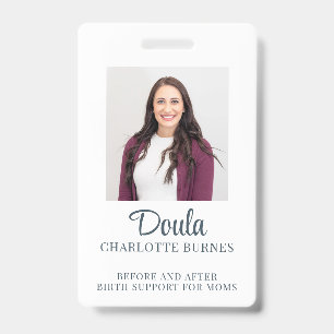 Badge Entraîneur de naissance de Doula Midwoman Aquarell