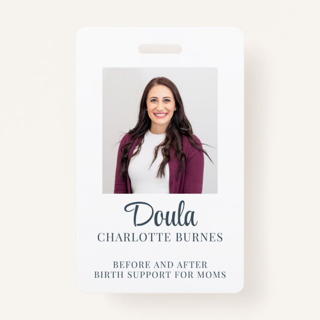 Badge Entraîneur de naissance de Doula Midwoman Aquarell (Devant)