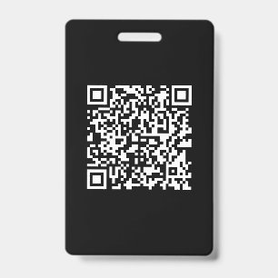 Badge Entrer l'URL et créer un code QR numérisable   Bla