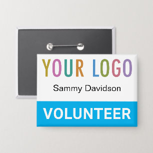 Badge épinglette personnalisable avec logo