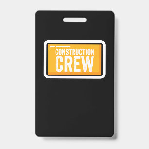 Badge Équipe de construction