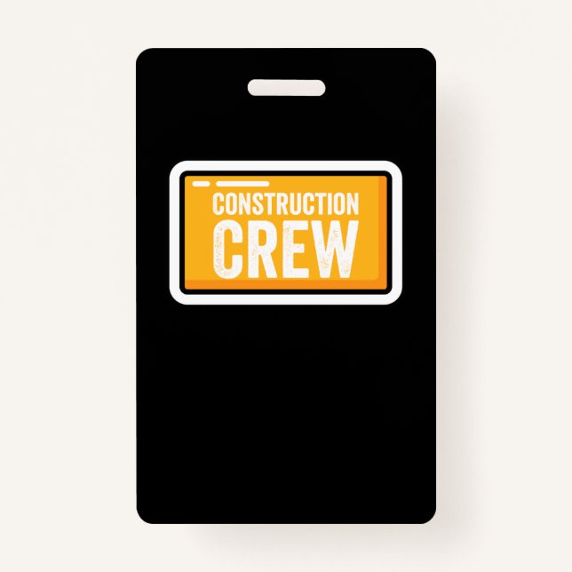 Badge Équipe de construction (Devant)