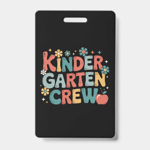 Badge Équipe de maternelle rentrée scolaire Enseignant