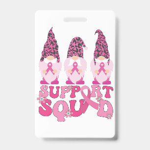 Badge Équipe de soutien des Gnomes pour la sensibilisati