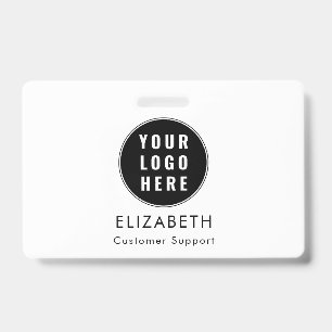 Badge Équipe de soutien Logo d'entreprise moderne person