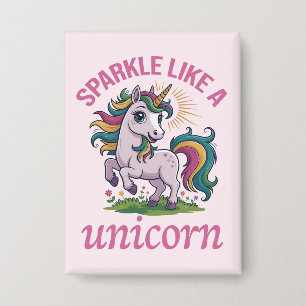 Badge Étincelle comme une licorne