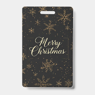 Badge Étiquette-Joyeux Noël