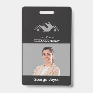 Badge Étiquette nominative promotionnelle immobilière no