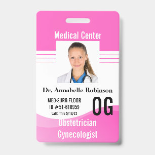 Badge Étiquettes d'identification de sécurité médicale r
