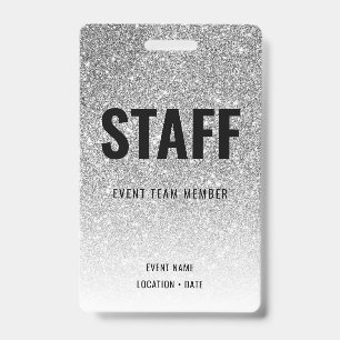 Badge Événement personnalisé pour le personnel ou Concer