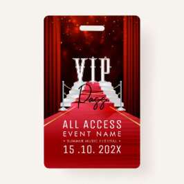 Badge Événement VIP All Access