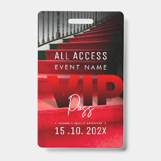 Badge Événement VIP tout accès
