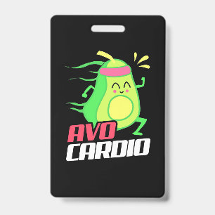Badge Exercice Cardio Avocat