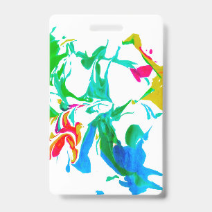 Badge Explosion des couleurs