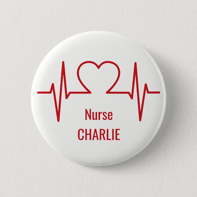 Badge fait sur commande pour nom et profession (Devant)
