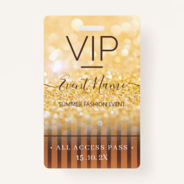 Badge Fashion Event VIP All Access Pass