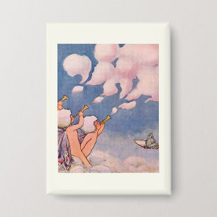 Badge Fées des Nuages Créant des Nuages