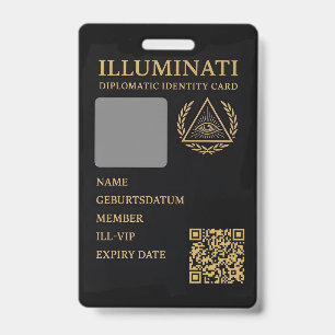 Badge Feiler & Rothschild Identité Diplomatique Illumina