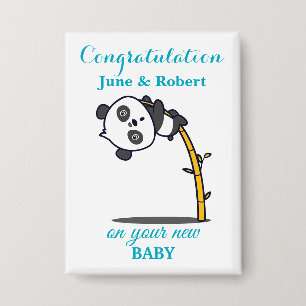 Badge félicitations pour le nouveau bébé