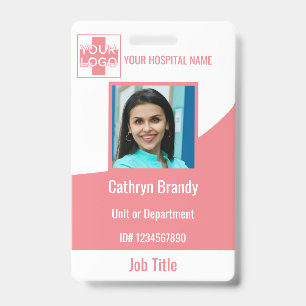 Badge Femmes employées à l'hôpital ou à la clinique