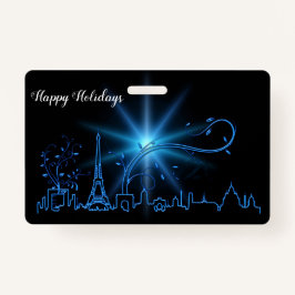 Badge Fête du Nouvel An à Paris