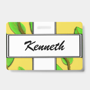 Badge Feuilles par Kenneth Yoncich
