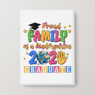 Badge Fier de la classe de diplômés de famille de 2025