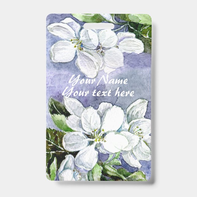 Badge Fleur de pomme (Face)